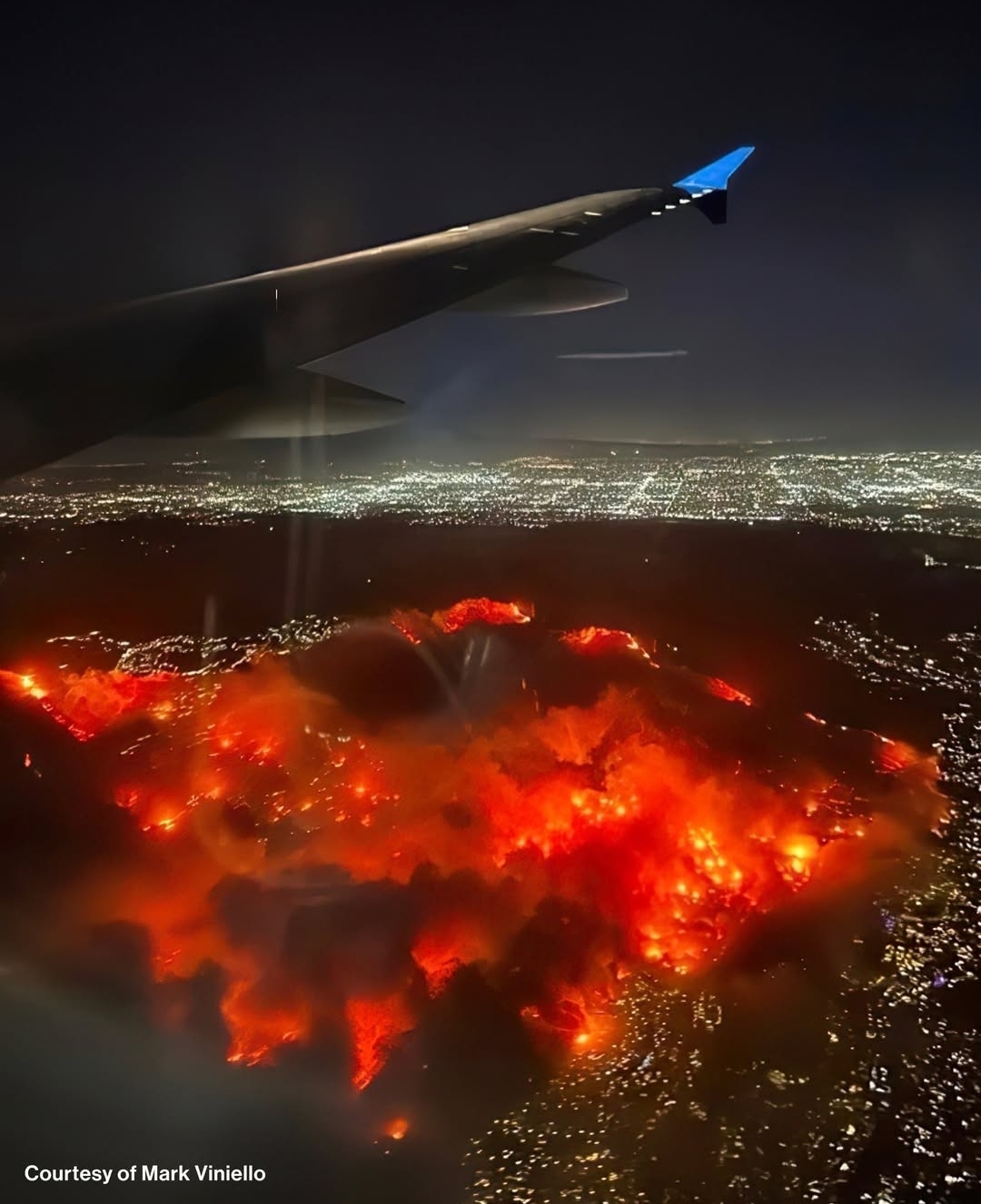 kebakaran di Los Angeles, California