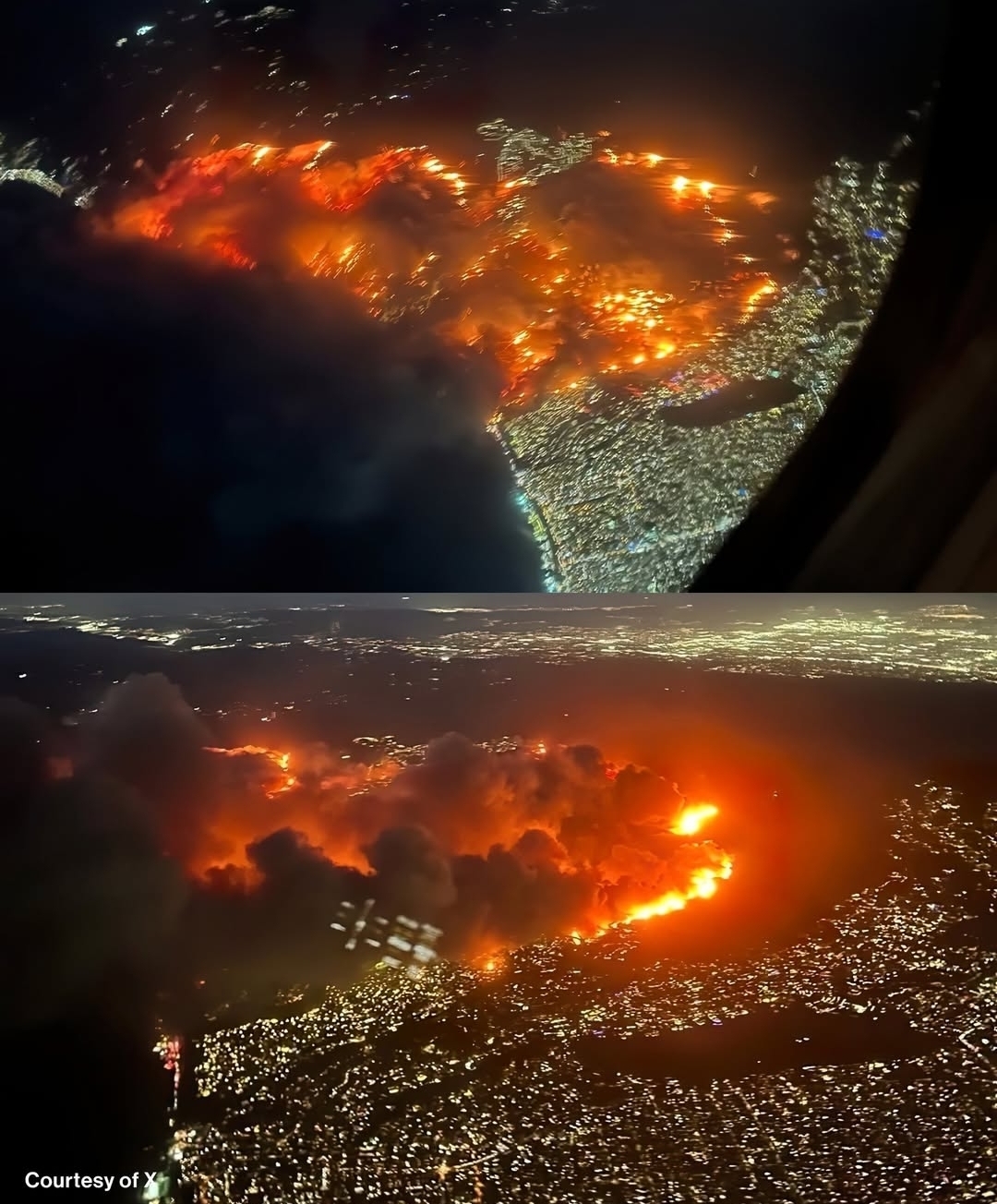 kebakaran di Los Angeles, California
