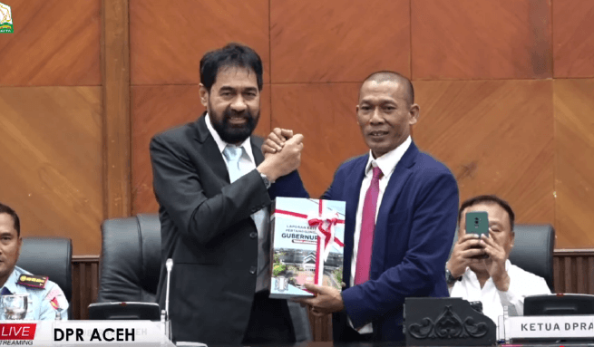 gubernur aceh dan ketua dpra DPRA Gelar Rapat Paripurna, Bahas LKPJ Gubernur dan Aspirasi Rakyat