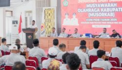 Sekda Pidie Buka Musorkab ke-XII, Tegaskan Pentingnya Nakhoda Olahraga Berkualitas