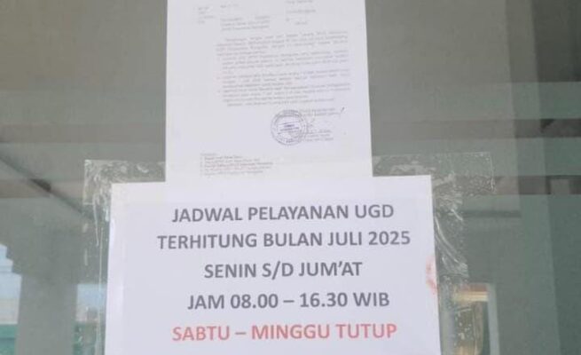 Layanan IGD Puskesmas Blangpidie Dikurangi, Kini Hanya Buka hingga Sore