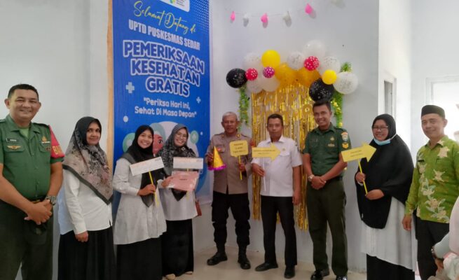Momentum HUT Bhayangkara ke-79, Puskesmas Sedar Gelar Pemeriksaan Kesehatan Gratis untuk Warga