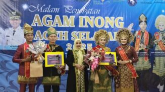 Warisatul Ambia dan Ratu Qaneeta Dinobatkan Sebagai Agam Inong Duta Wisata Aceh Selatan 2025