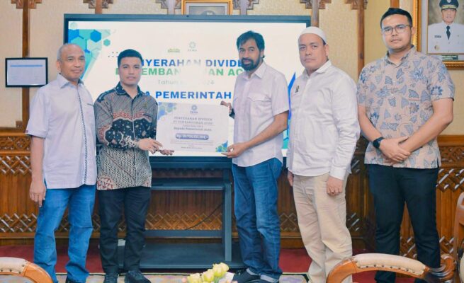 PEMA Serahkan Dividen Rp26,7 Miliar ke Pemerintah Aceh