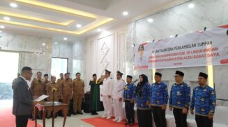 Bupati Abdya Lantik 7 Pejabat, Camat Baru Diminta Aktif Dampingi Keuchik