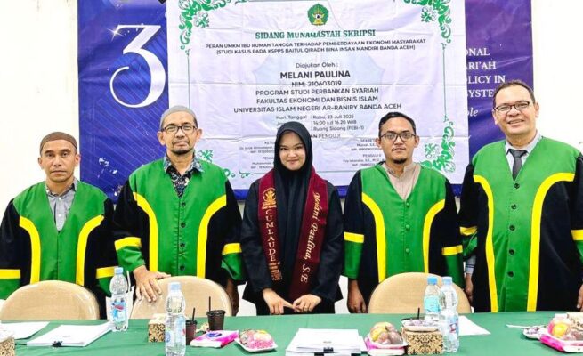Beasiswa Aceh Carong Antar Anak Penjaga Warung Raih Gelar Sarjana Perbankan Syariah