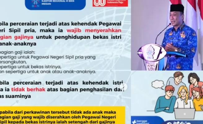 PNS Jangan Gegabah Cerai, Gaji Bisa Terbelah untuk Mantan Istri dan Anak
