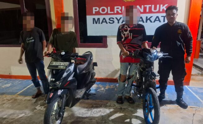 Tindak Lanjut Laporan Warga, Polisi Amankan Pembalap Liar di Kluet Selatan