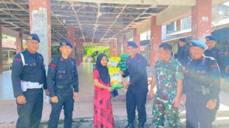 Dukung Penuh Ketahanan Pangan Masyarakat, Brimob Polda Aceh Gelar Operasi Pasar Beras Murah