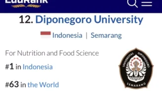 Dua Kampus Indonesia Masuk 15 Besar Universitas Terbaik Asia Bidang Ilmu Gizi dan Pangan Versi EduRank 2025