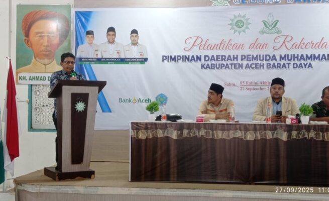 Pemuda Muhammadiyah Abdya Resmi Dilantik, Bupati Titip Pesan Jadi Motor Perubahan