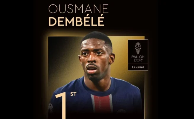 Ousmane Dembele Raih Ballon d’Or 2025, PSG Jadi Tim Terbaik
