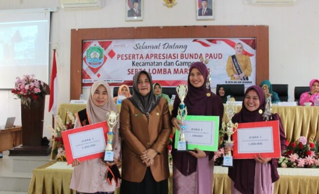Pemenang Apresiasi Bunda PAUD dan Lomba Mars PAUD Abdya 2025