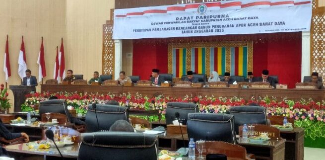 Abdya Setujui APBK-P 2025 Senilai Rp1,028 Triliun, Fokus Infrastruktur dan Pembangunan Daerah