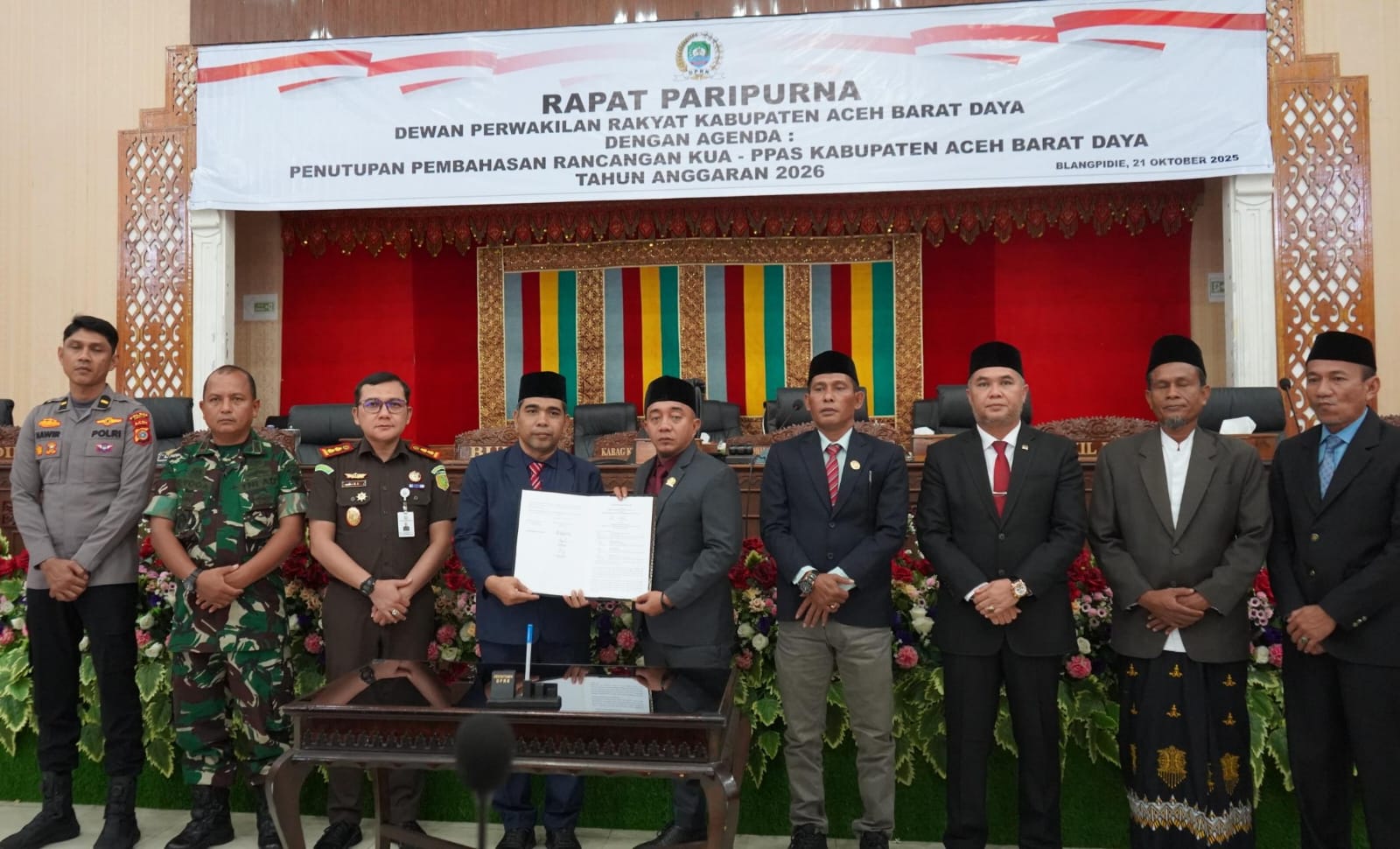 Rancangan KUA-PPAS Ditutup, Proyeksi APBK Abdya 2026 Tembus Rp953 Miliar