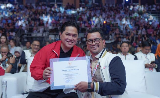 Aceh Terbaik dalam Pembangunan Pemuda, Raih Penghargaan Wirasena 2025