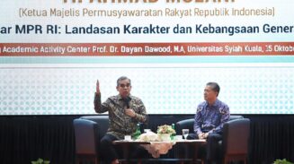 Ahmad Muzani di USK: Tak Ada Pembangunan Tanpa Perdamaian
