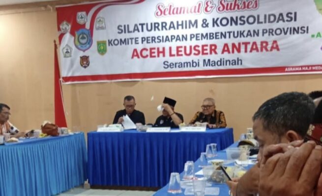 Puluhan Tokoh Aceh 6 Kabupaten Konsolidasikan Pembentukan Provinsi Aceh Leuser Antara di Medan