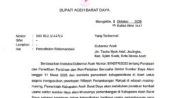 Bupati Abdya Cabut Rekomendasi Izin Tambang PT Laguna Jaya Tambang