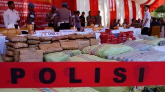 Polda Aceh Gagalkan Peredaran 80,5 Kg Sabu, 1,3 Ton Ganja & 1 Kg Kokain