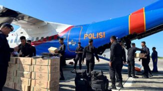 2,5 Ton Logistik Bantuan Banjir dari Mabes Polri Tiba di Aceh