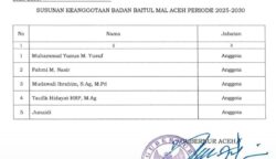 Mualem Tetapkan Lima Anggota Baitul Mal Aceh Periode 2025–2030
