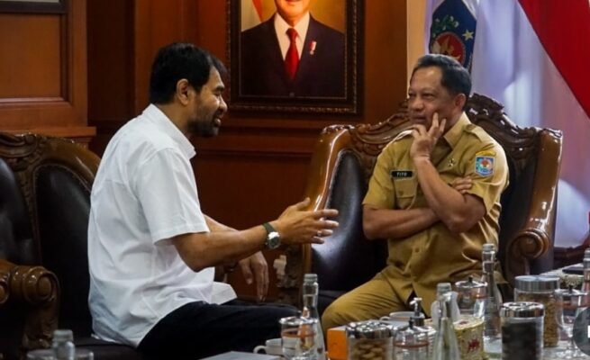 Mualem Temui Mendagri Tito di Jakarta, Sampaikan Selamat atas Anugerah Adat Aceh