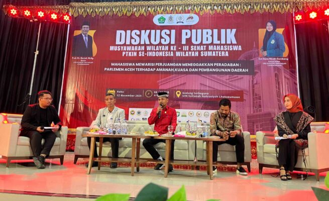 Tgk Muharuddin Dorong Mahasiswa PTKIN Jadi Penjaga Peradaban dan Moralitas Politik