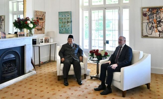 Prabowo dan PM Australia Albanese Bahas Penguatan Kemitraan Strategis Indonesia–Australia di Sydney