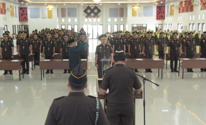 Kajati Aceh Lantik Bambang Heripurwanto Jadi Kajari Abdya