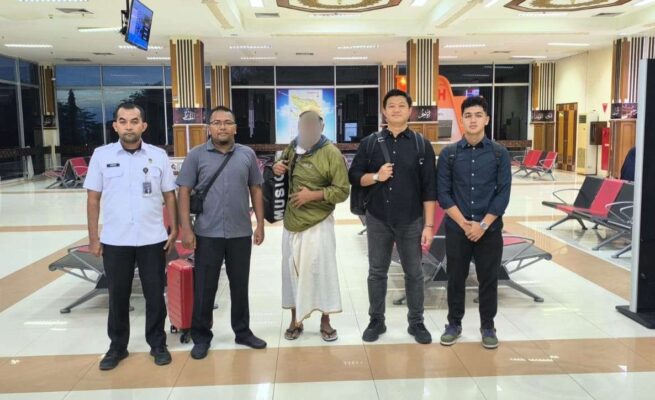 Imigrasi Sabang Deportasi WNA Asal Maladewa Usai Jalani Hukuman Pidana Keimigrasian