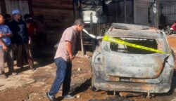 Polres Abdya Dalami Kebakaran Mobil Bermuatan Jirigen BBM Subsidi