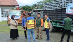 Rangka Jembatan Bailey Tiba di Nagan Raya, Akses Beutong Ateuh Banggalang Segera Terhubung