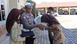 Apresiasi Generasi Muda, Polres Abdya Anugerahkan Piagam kepada Pramuka Saka Bhayangkara