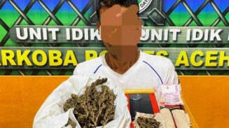 Polres Abdya Tangkap Warga Cot Jeurat Terkait Dugaan Penyalahgunaan Ganja